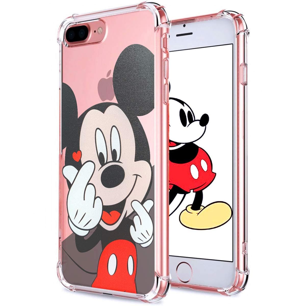 Logee TPUCute Cartoon Clear Case for iPhone 6 Plus/6S Plus 5.5”,Fun Kawaii Animal Soft Protective Cover,Ultra-Thin Shockproof Funny Character Cases for Kids Teens Girls Boys (6Plus)
