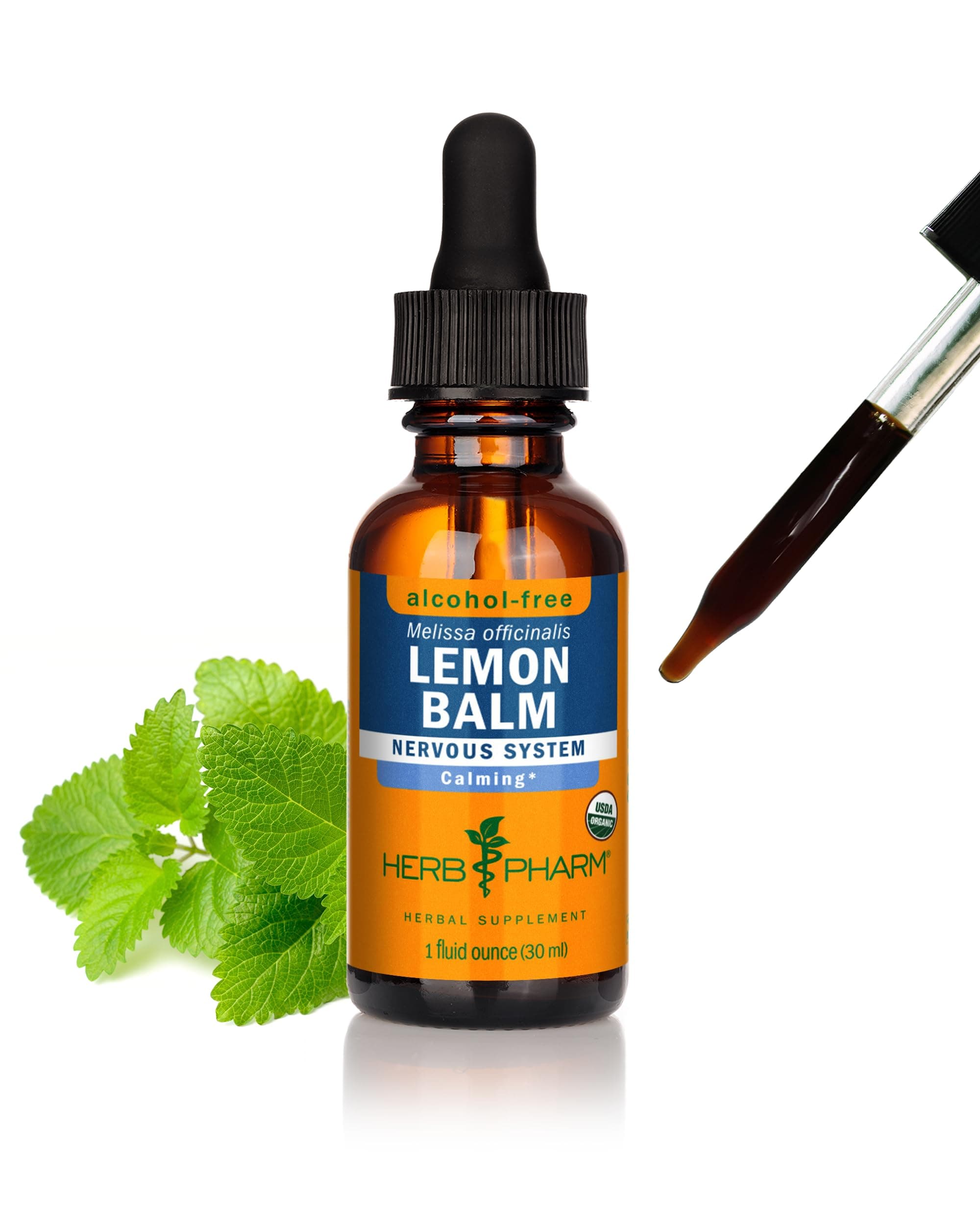 Herb Pharm, Lemon Balm Alcohol Free, 1 Fl Oz