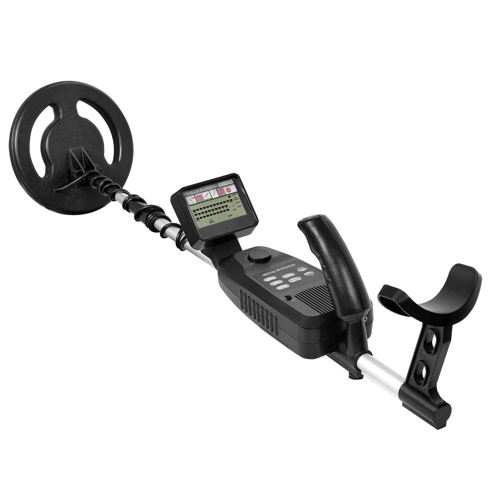 SHUOGOU Metal Detector MD-3500 Gold Finders Treasure Hunter LCD Display Waterproof Search Coil