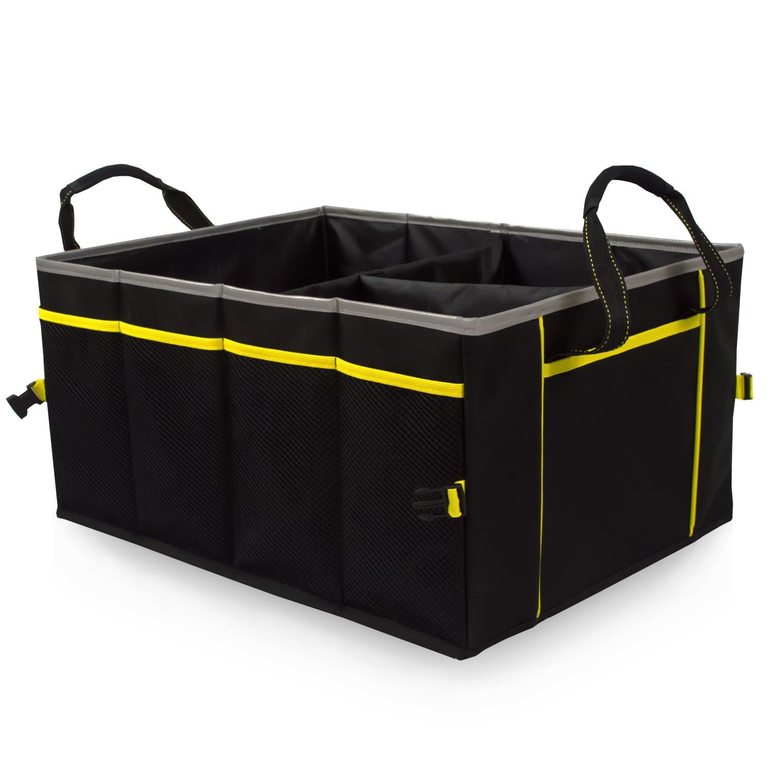 Premium Reflective Car Trunk Organizer Cargo Storage Durable Collapsible Bag Bin for Auto Truck Van SUV