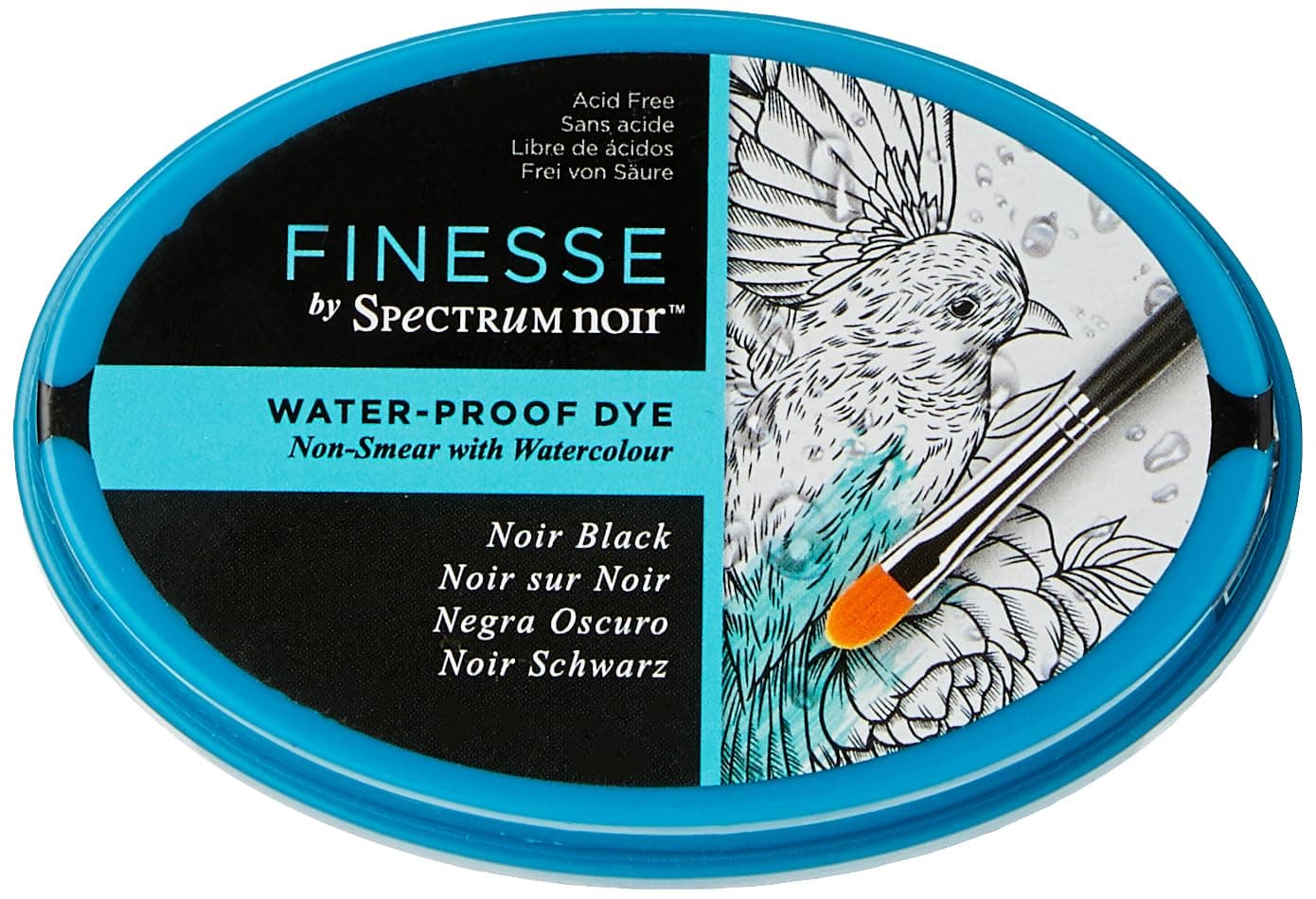Spectrum NoirCC Spectrum Noir Finesse Waterproof Ink Pad Black, One Size