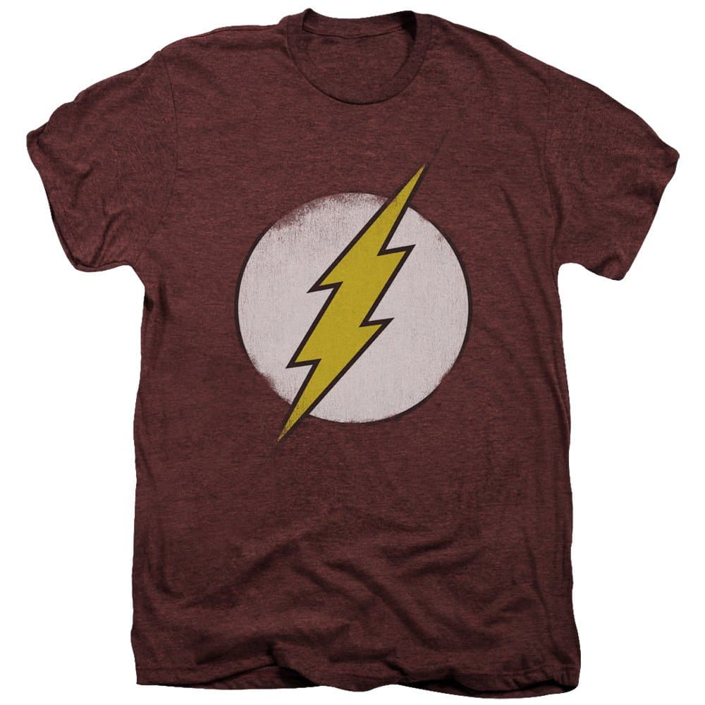 DC Comics The Flash - Rough Flash Logo (Premium) T-Shirt Size XXL