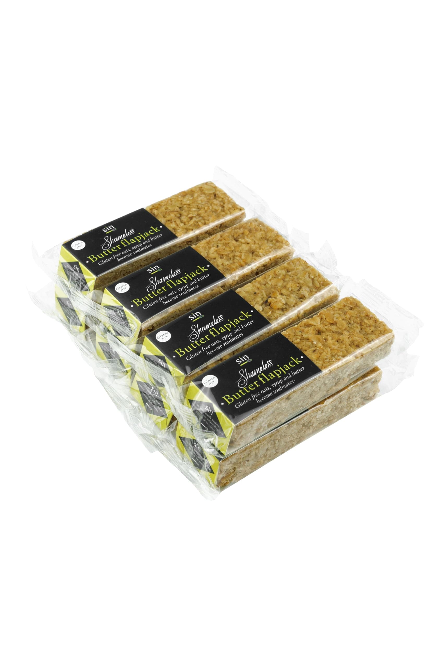 Sin Gluten Free Butter Flapjack 65g x 8