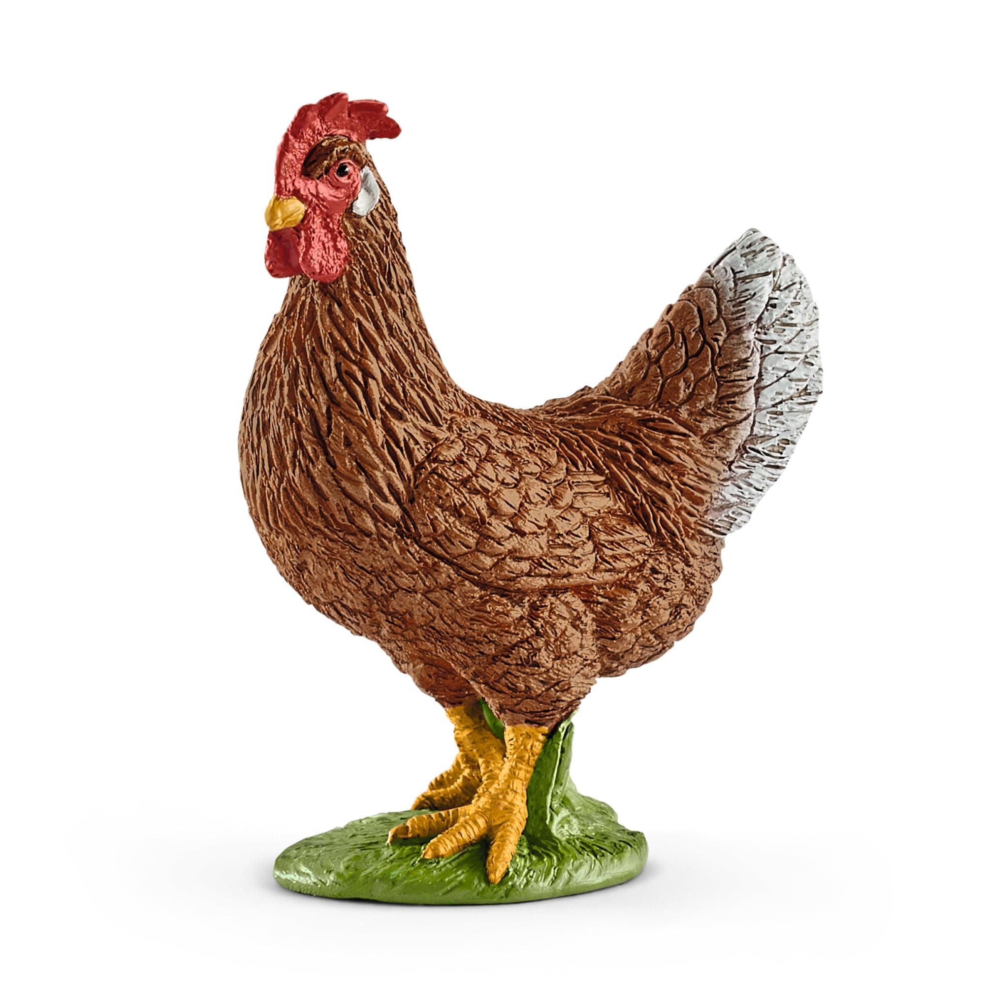 13826 FARM WORLD Hen Figurine for ages 3+, Blau