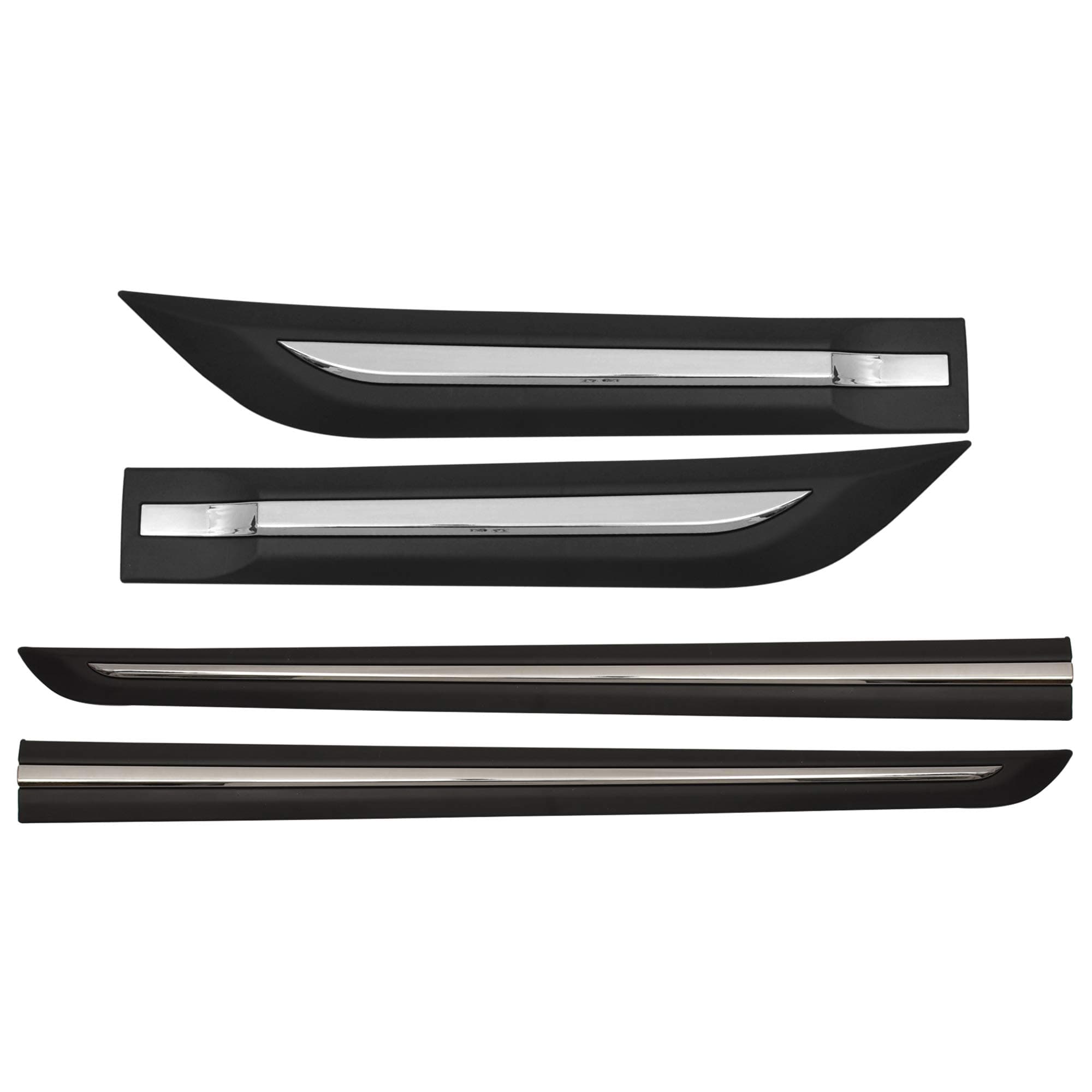 Automaze Car Side Door Chrome/Black Beading, O.E Type for Suzuki Baleno All Models, Baleno Chrome Accessories