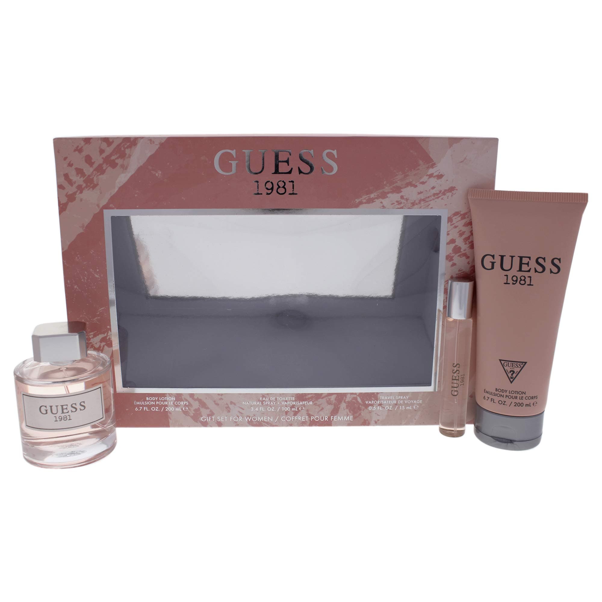 GUESS1981 Set (Eau de Toilette 100ml + Eau de Toilette 15ml + Body Lotion 200ml)