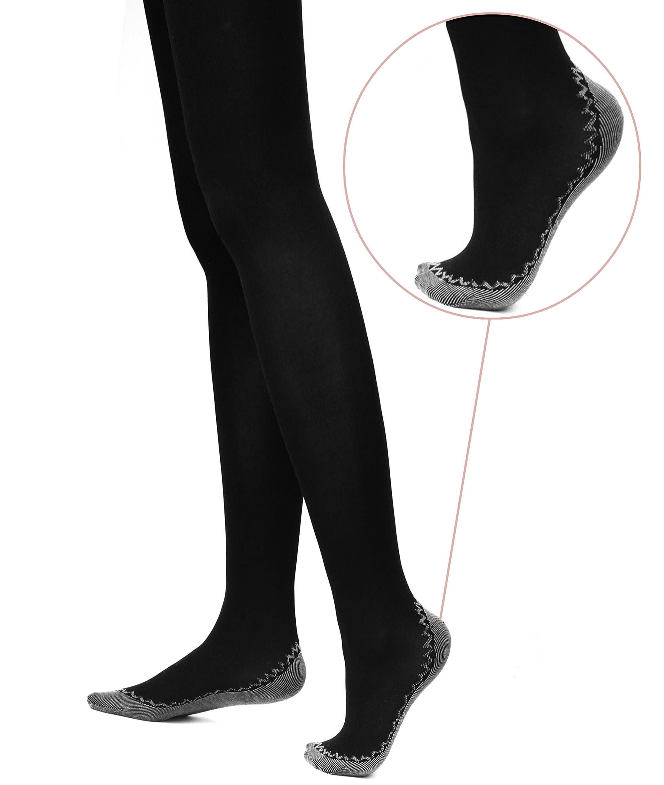 Women's Semi Opaque Solid Color Soft Footed Pantyhose Tights