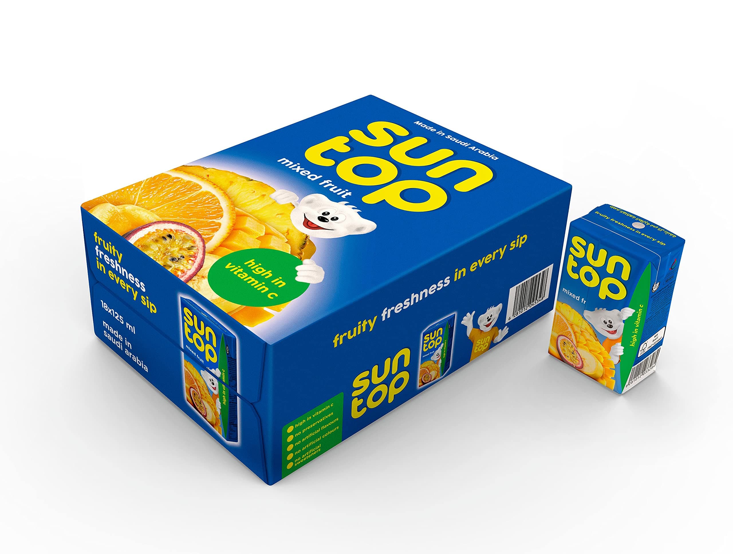 Suntop Mixed Fruit Drink 18x125ml