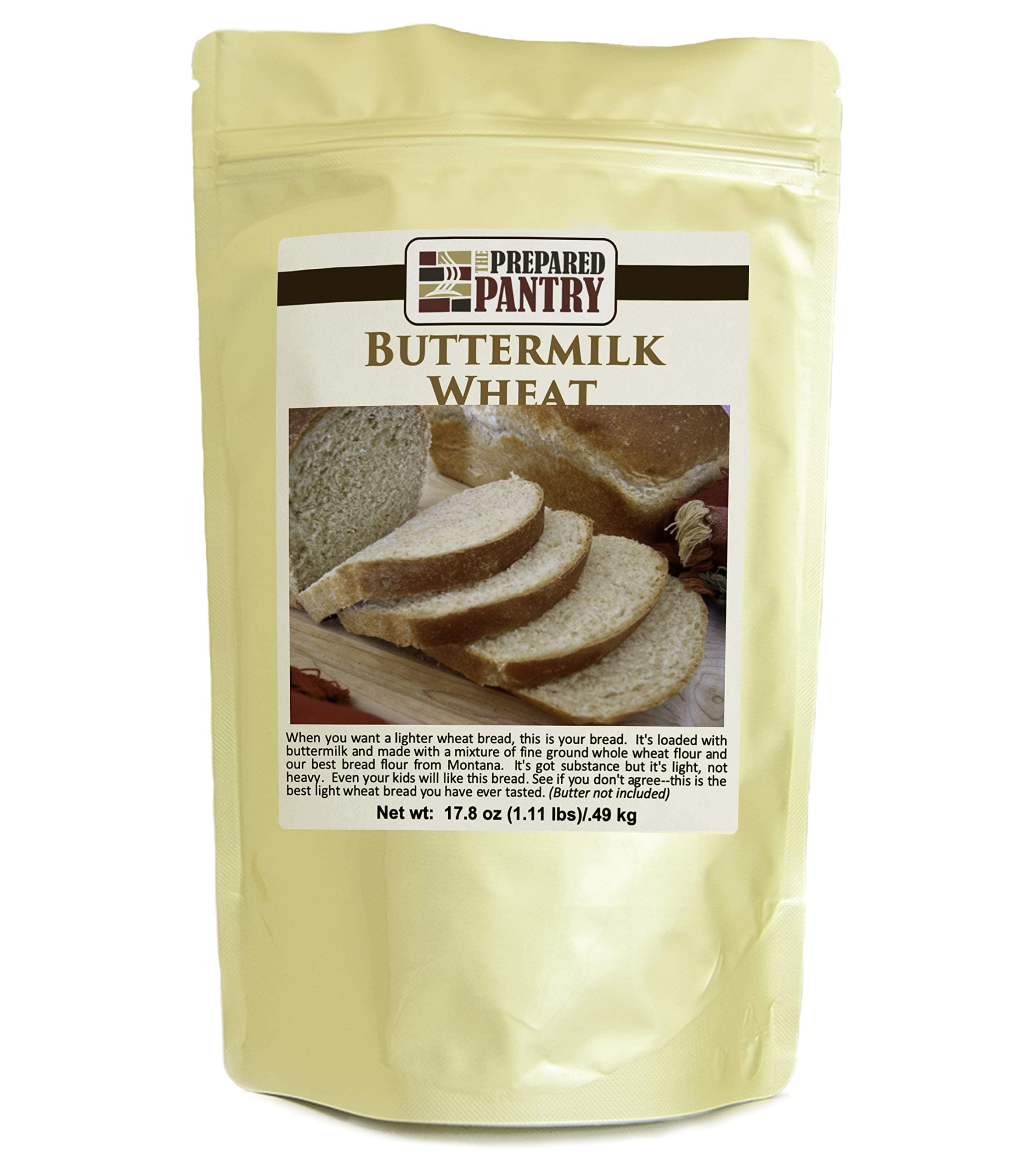 Buttermilk Wheat Bread Mix; Single Pack; For Bread Machine or Oven