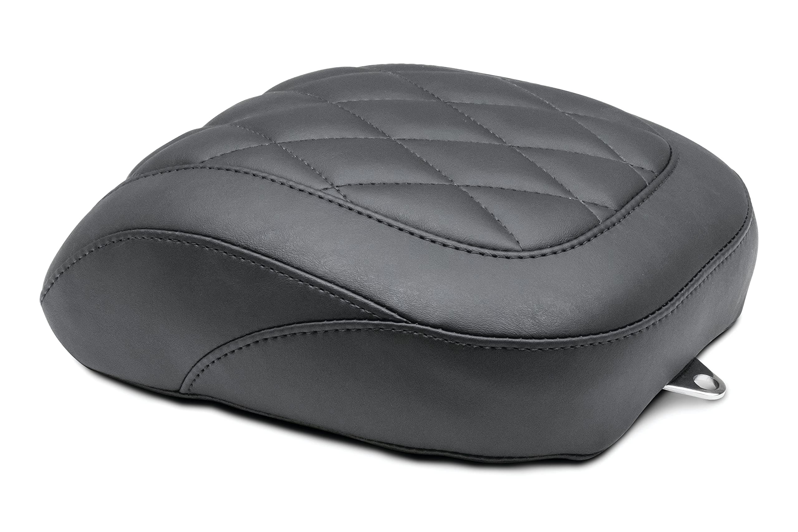 Mustang Motorcycle Seats 83045 Wide Tripper Passenger Seat for Harley-Davidson Low Rider & Sport Glide 2018-'21, Diamond, Black, Width: 11"