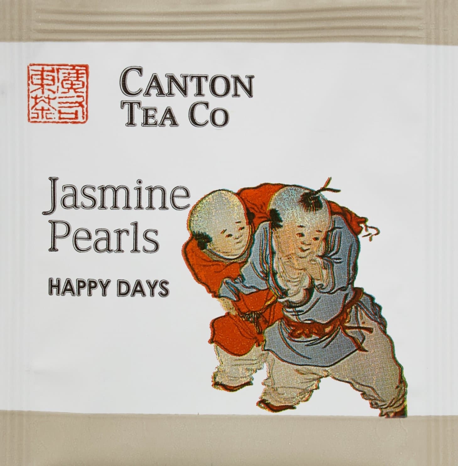 Canton Tea Wrapped Pyramids Jasmine Pearls 50 Teabags