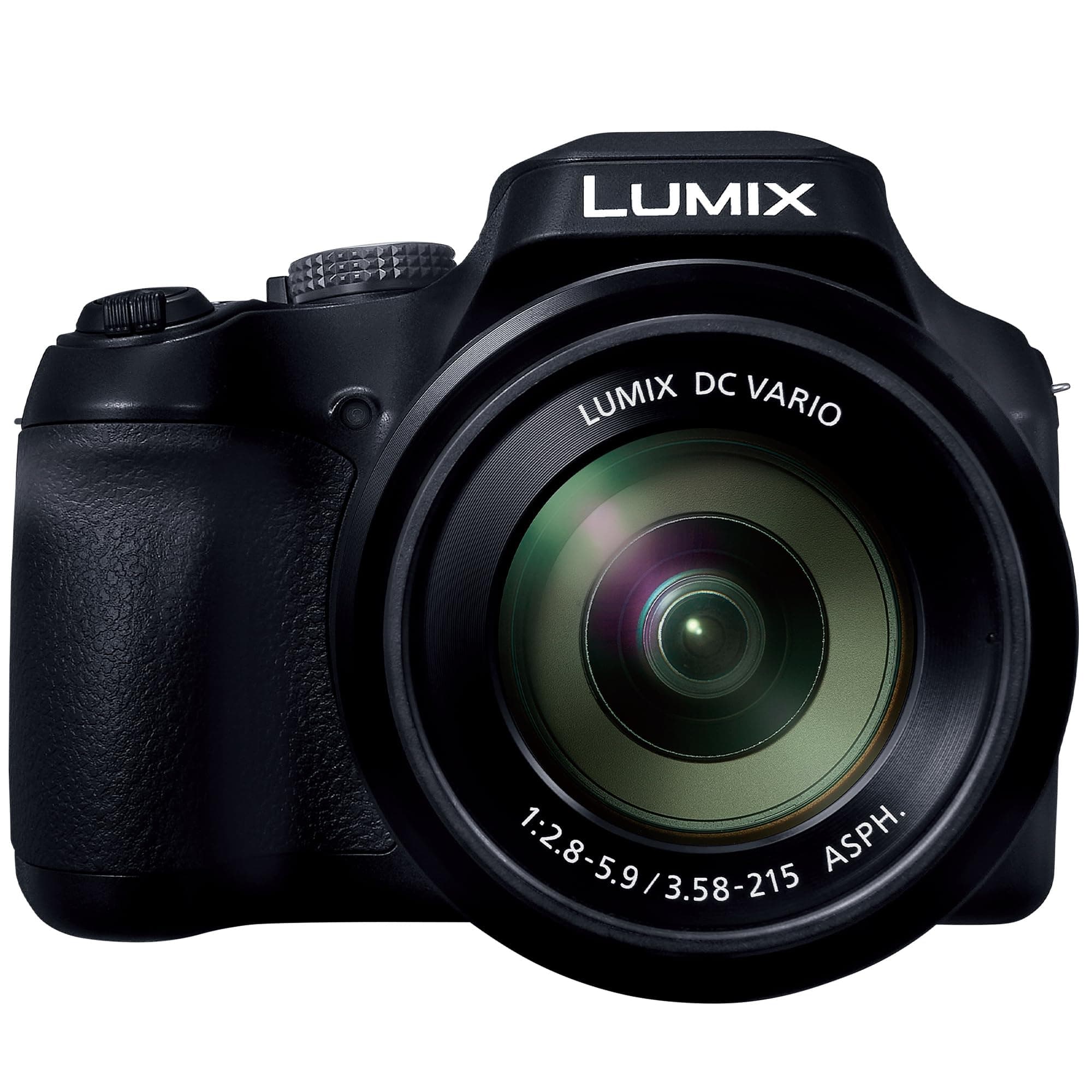Panasonic LUMIX FZ80D Compact Camera 20-1200mm Zoom, Point and Shoot Lens with Built-in Lens, 4K Video and Photo Recording, DC-FZ80D