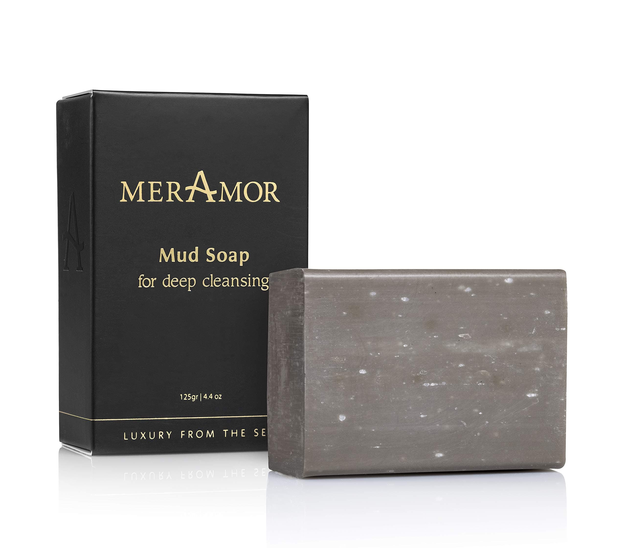 MerAmor Black Mud Soap Deep Cleansing Skin Reviver 125gr