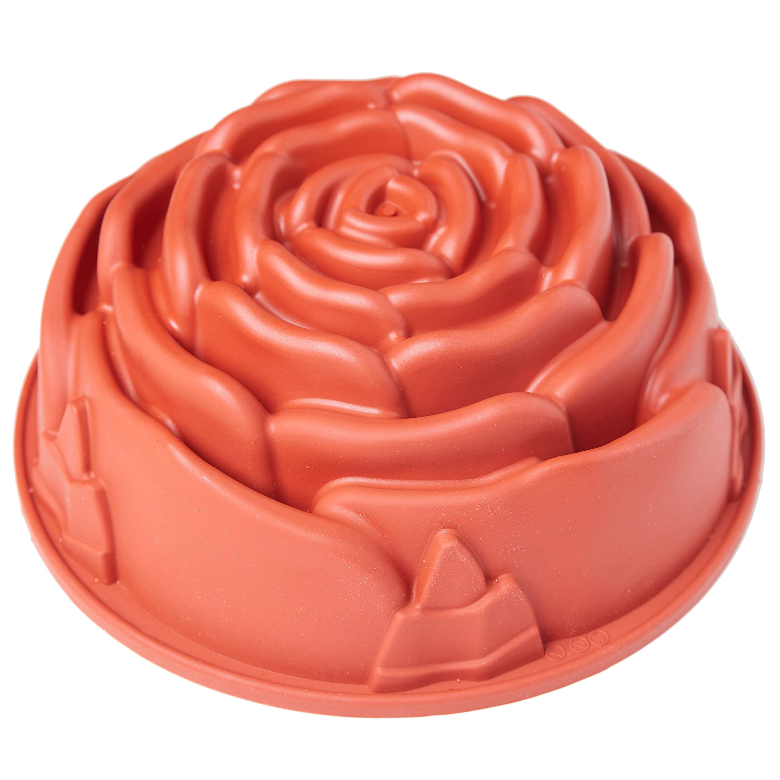 Rose Cake Pan, Baking Mould Cake Pan Biscuit Chocolate Mold for Cake Decoration, Ice Cube Tray