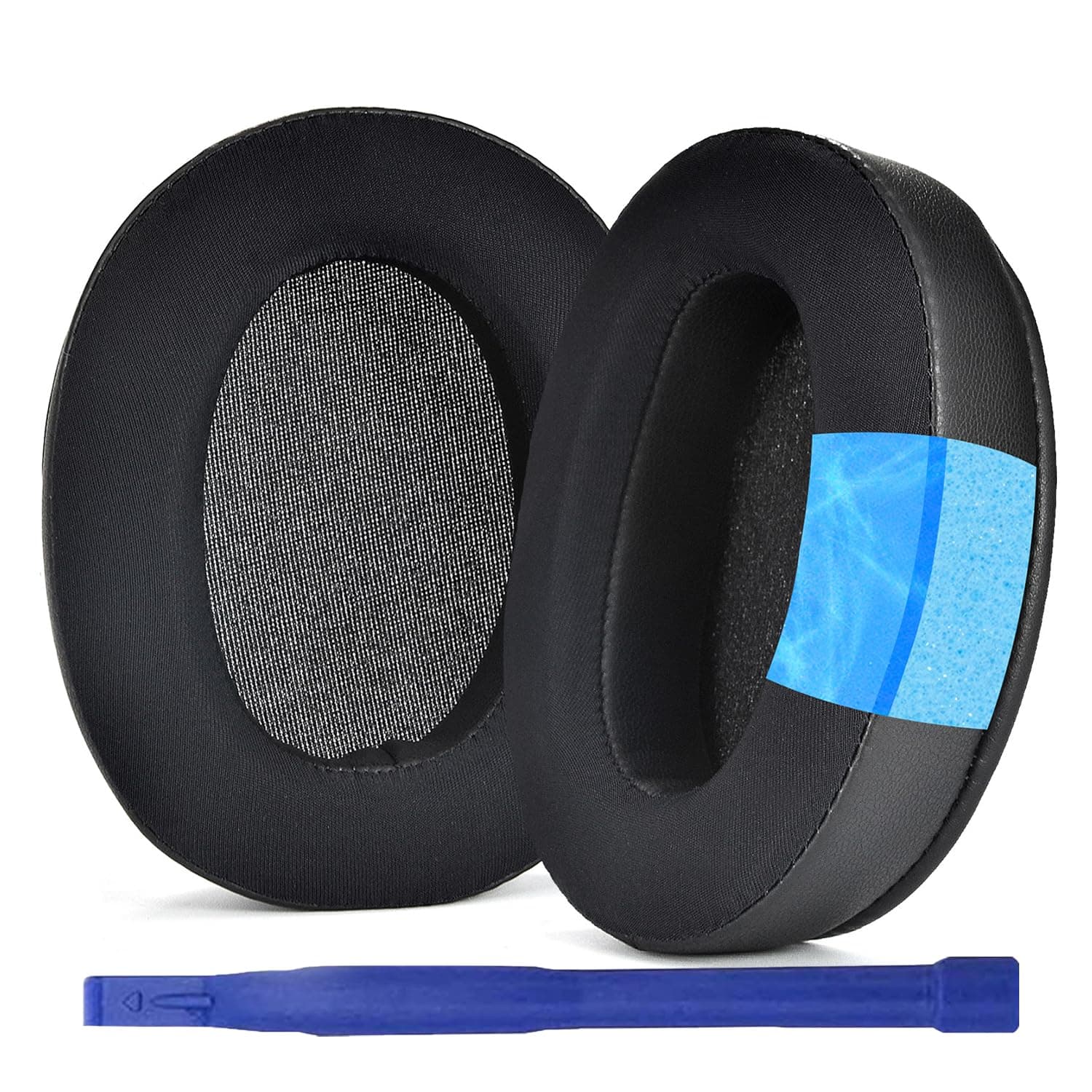 Adhiper WH-XB910N Replacement Ear Pads, Upgrade Cooling Gel Earpads Cushions for Sony WH-XB910N Noise Cancelling Headphones, Ear Pads Cushions with Soft Memory Foam and Buckle(Black)