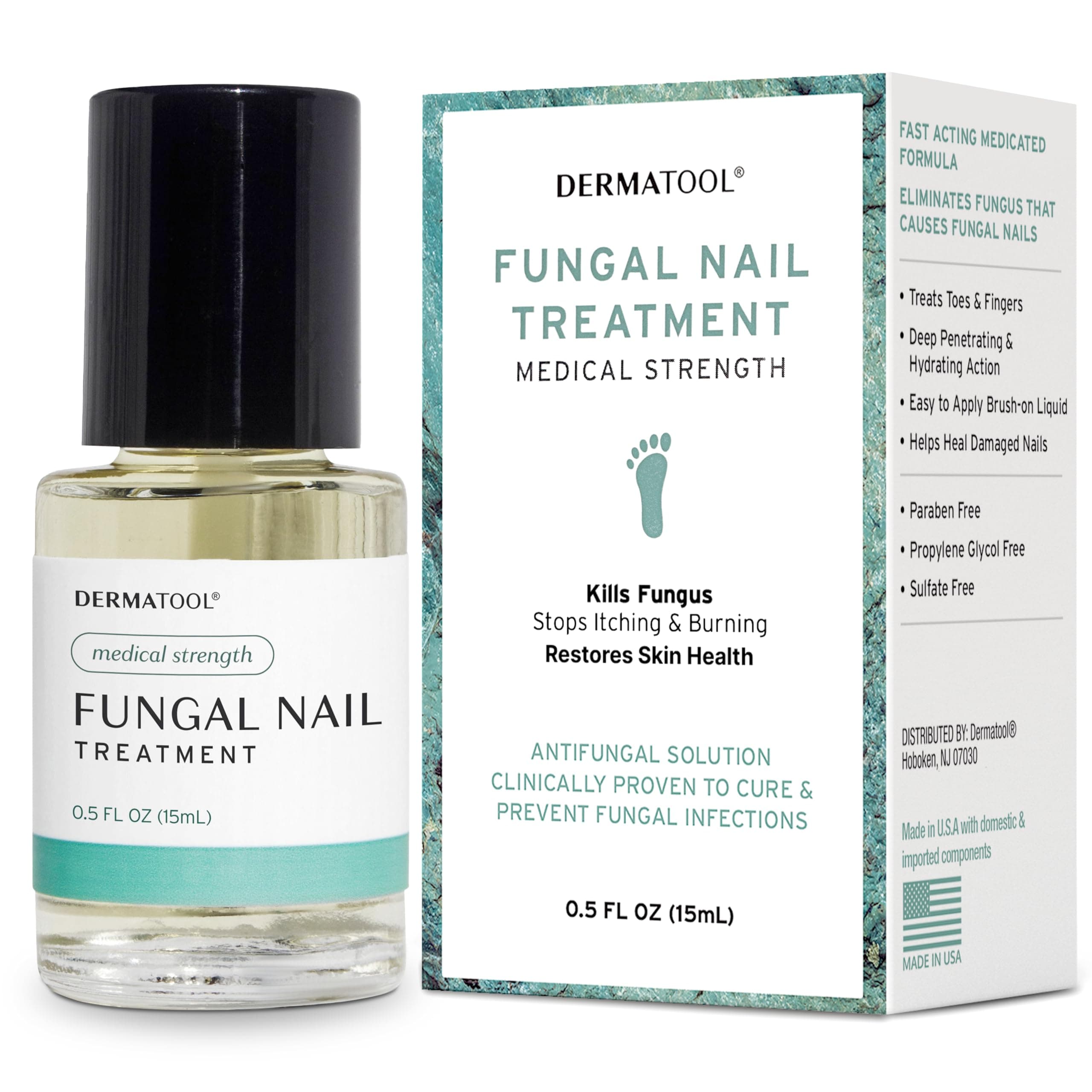 Toenail Fungus Treatment Extra Strength Antifungal Solution And Nail For - Repairs Fungal Damaged, Yellow, Thick, Discolored Nails Fingernails Toe Treatments