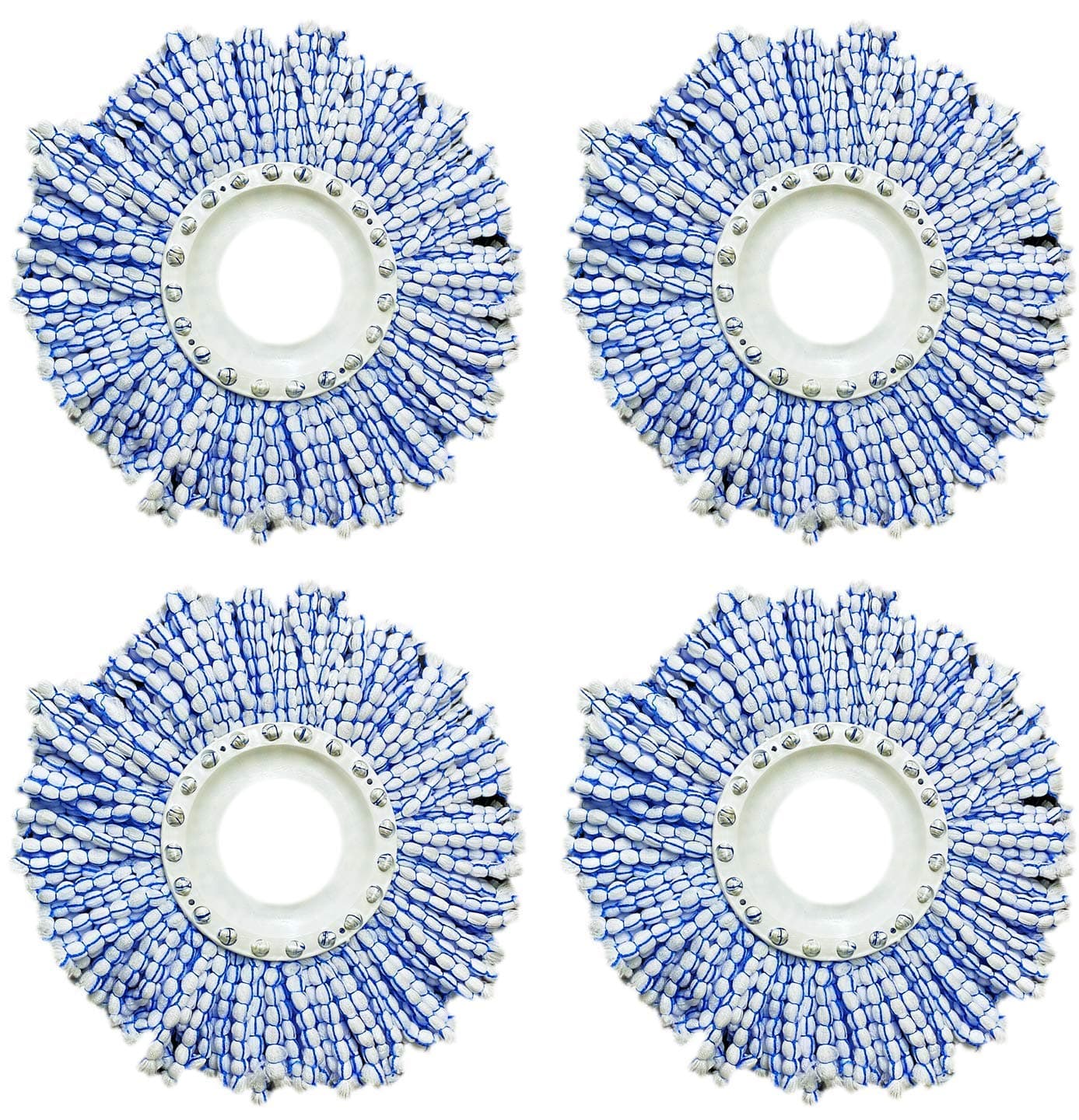 ALOUD CREATIONS Replacement Mop Head Refill | Spin Mop Refill | Microfiber Mop Refill | Heavy Quality (125gm Each) | Pack of 4