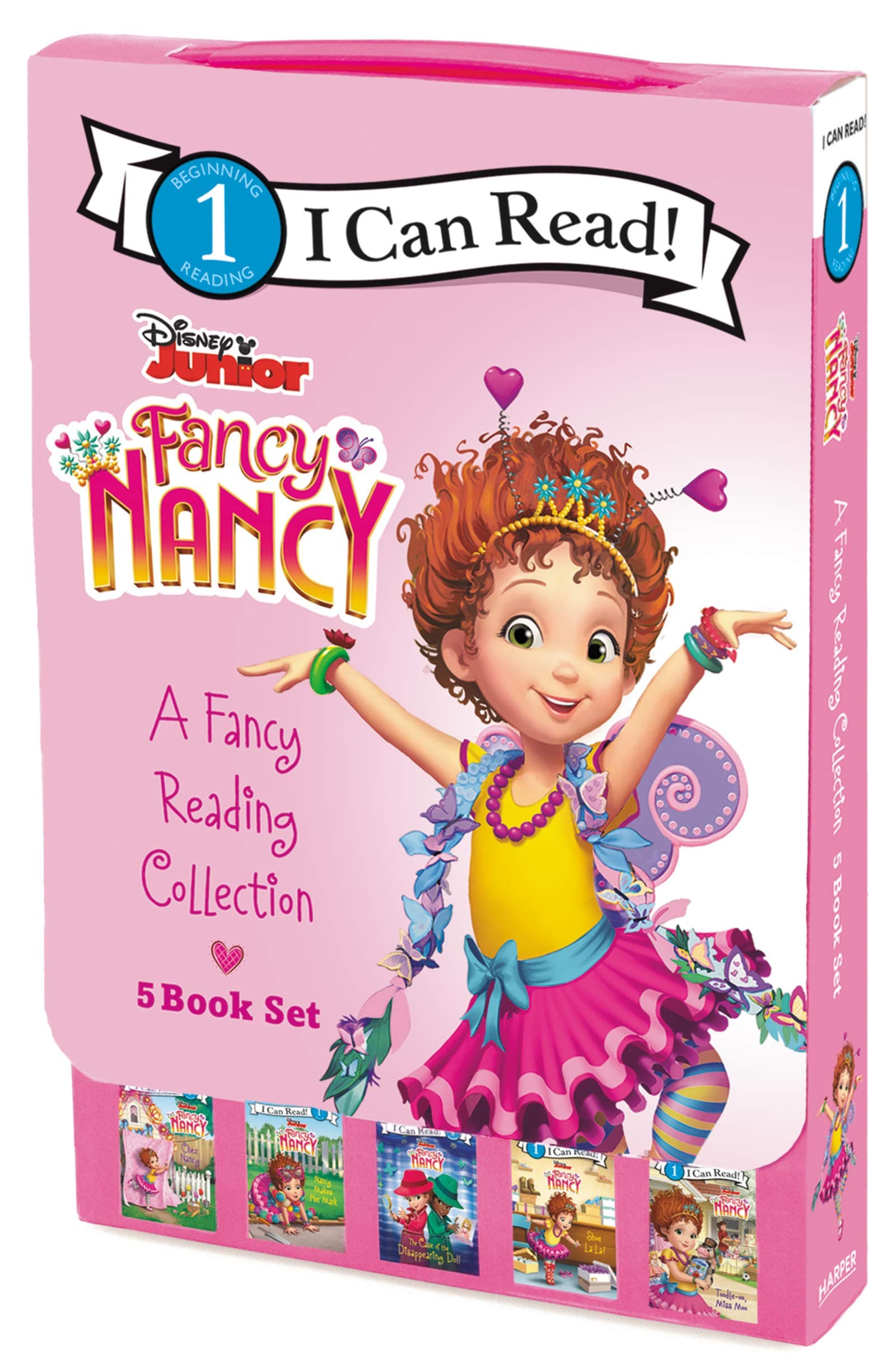 Disney Junior Fancy Nancy: A Fancy Reading Collection: 5 I Can Read Paperbacks!