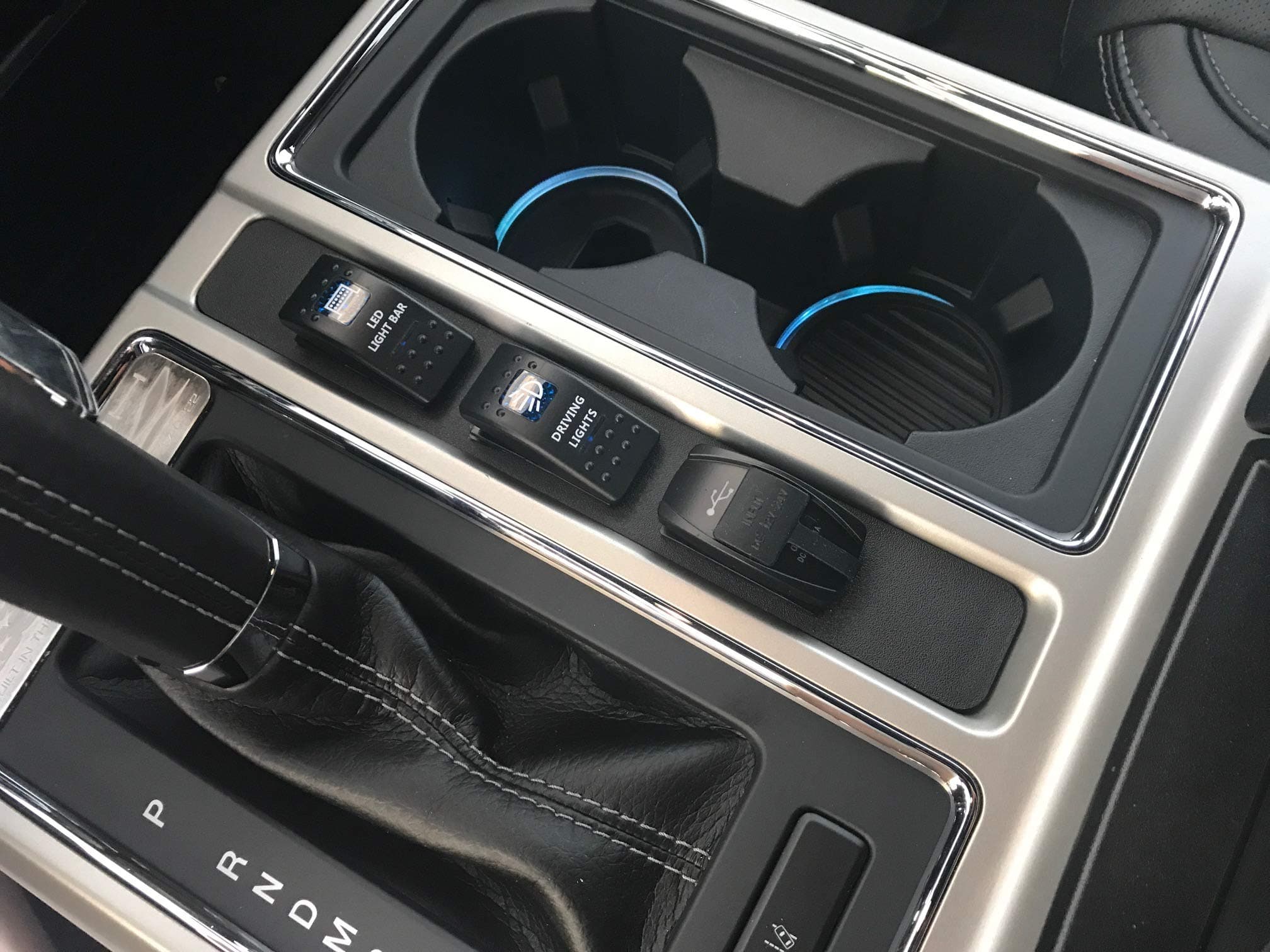 SPV Parts - 3 Hole Switch Panel - fits 2015-2020 Ford F-150 (Black Textured) (Patented)