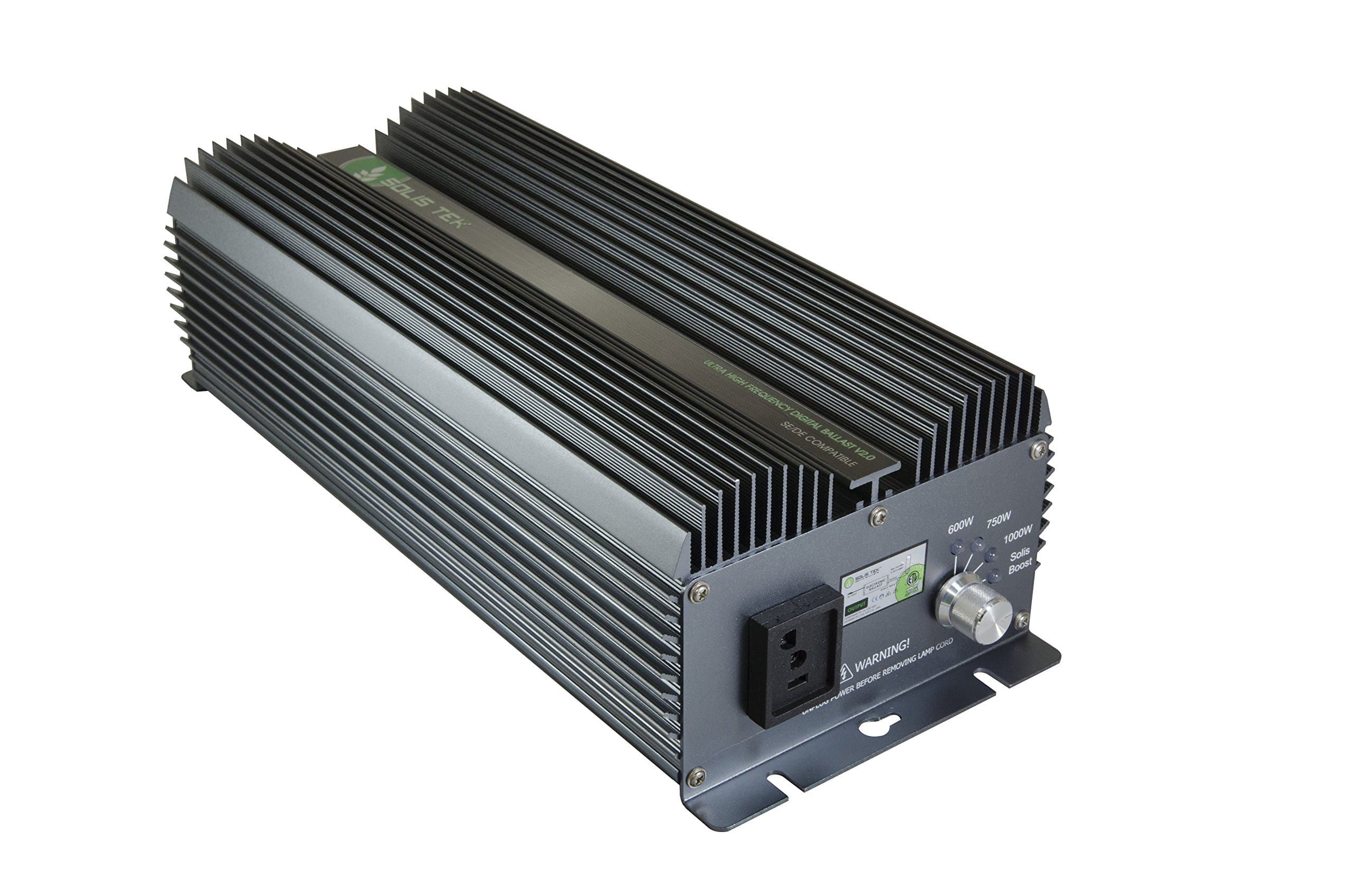 SolisTek Matrix LCD DE (Double-Ended) 1000W Dimmable Digital Ballast - Does Not work with Single Ended Bulbs, Must Use a Double-Ended Bulb