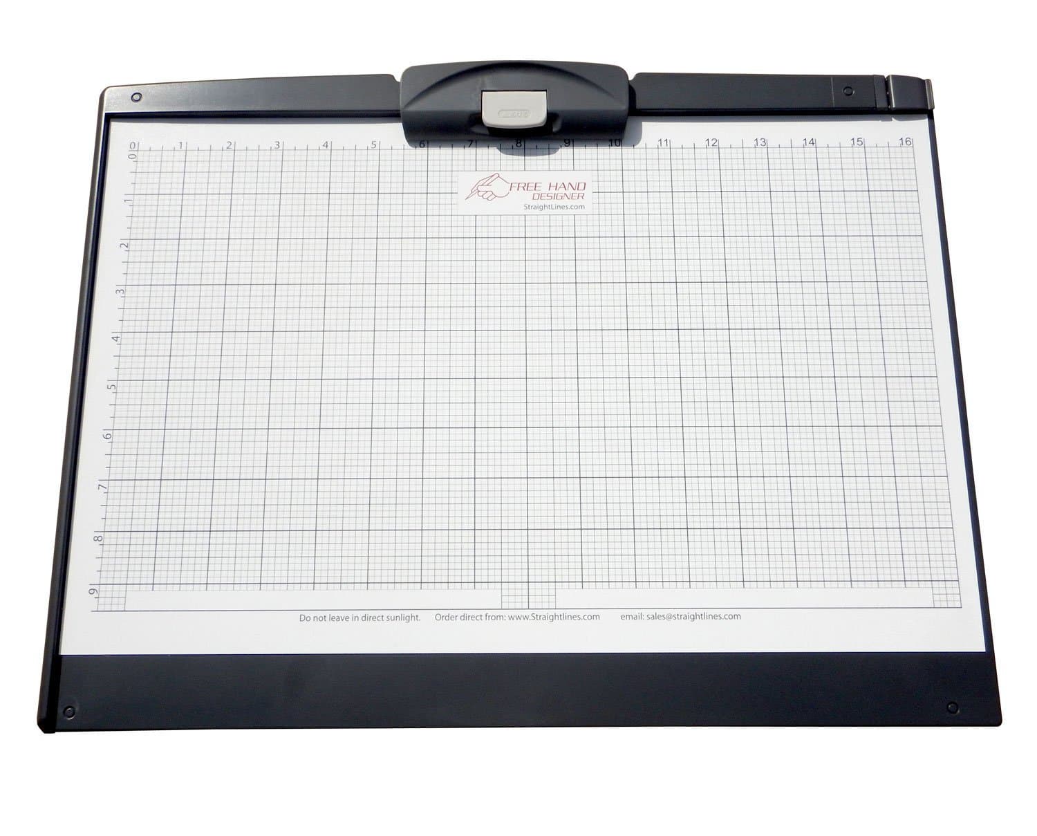 Ledger Size Freehand Designer Clipboard. Draw Perfect Straight Lines Totally Freehand. Ideal for Quick and Neat on-site surveys and Plans. Compatible with 11” x 17” Paper.