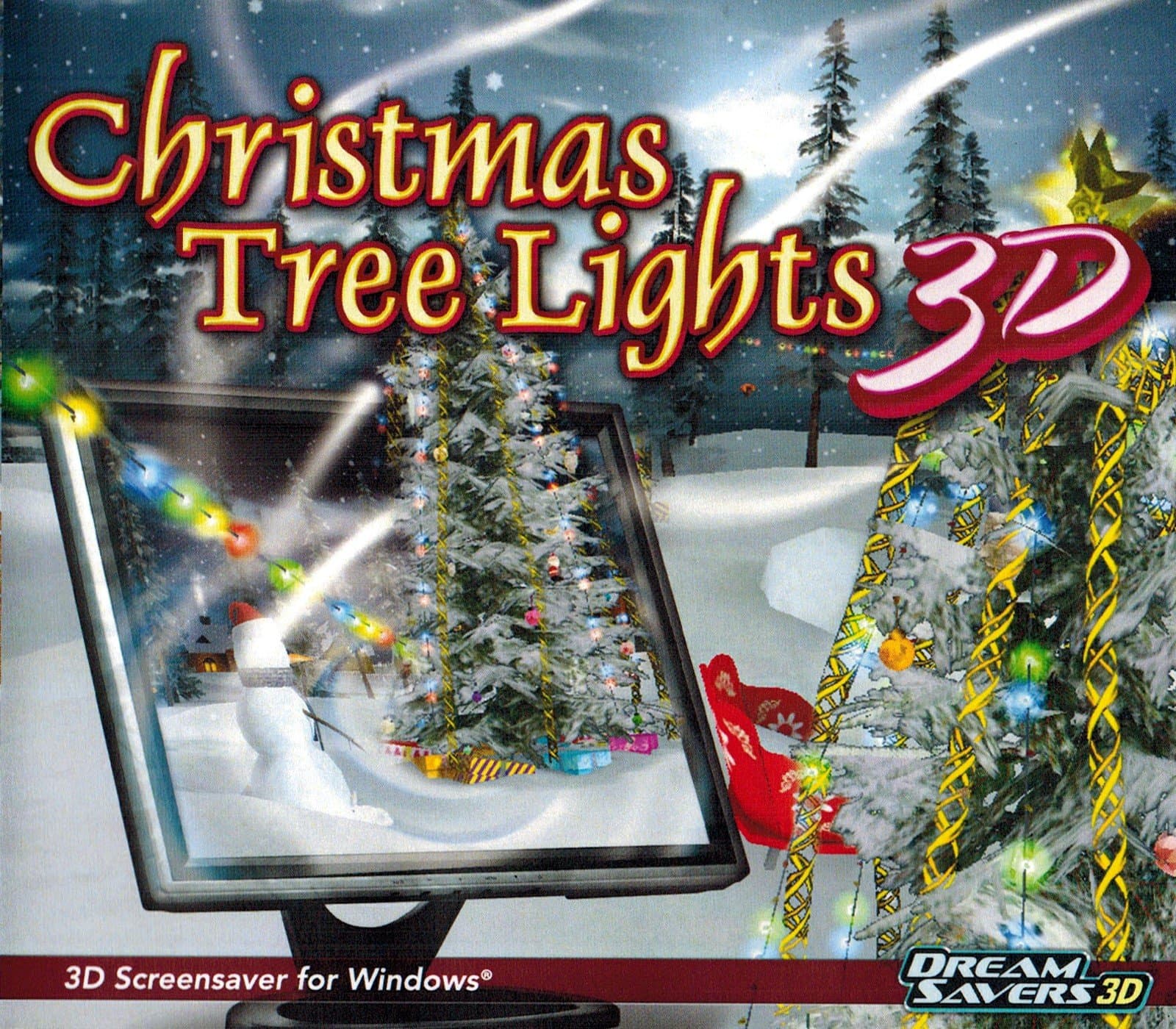 Christmas Tree Lights 3D Screensaver