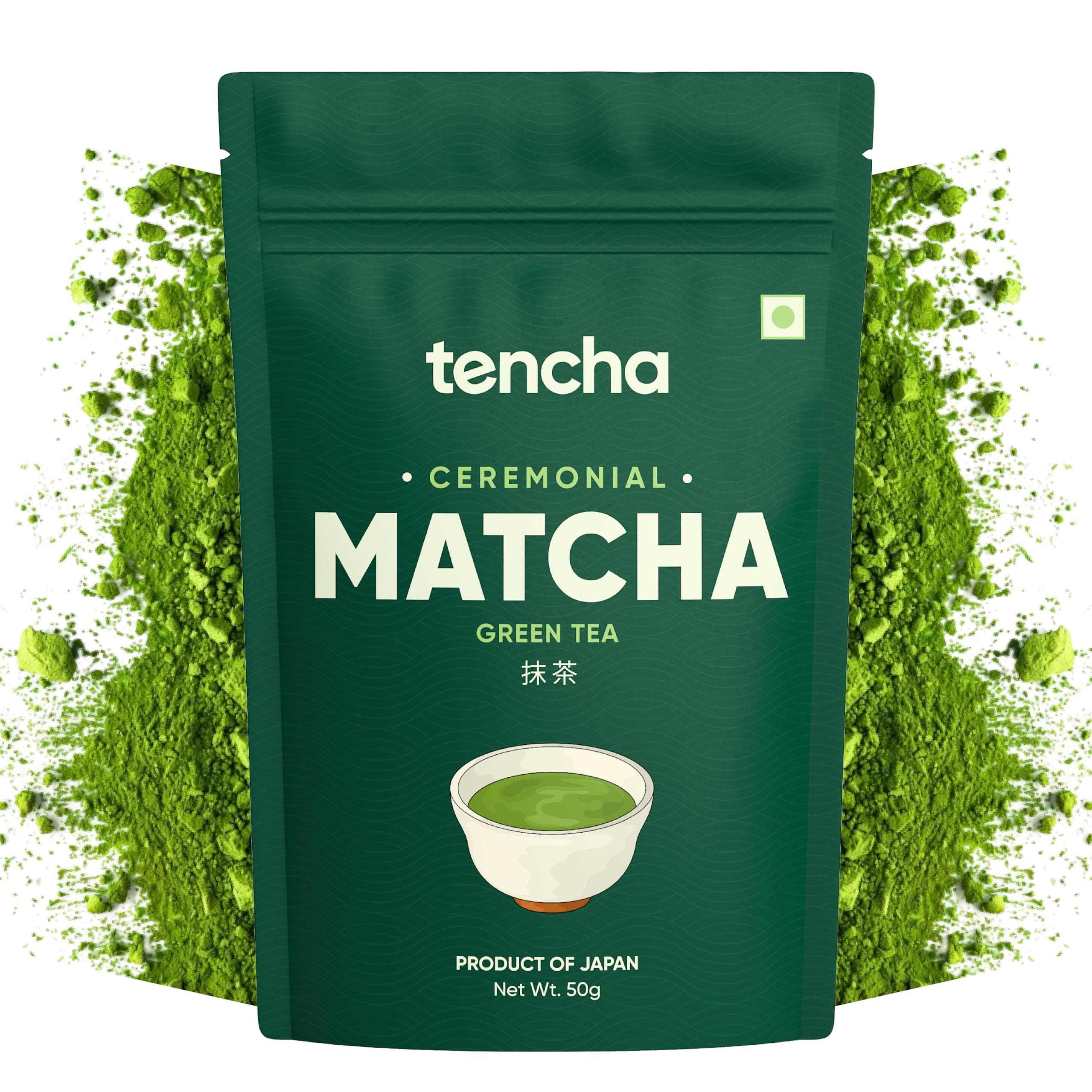 Ceremonial Matcha | Japanese Matcha Green Tea Powder | Sourced from Shizouka, Japan | Vegan | No Artificial Sweeteners | 50 GM,