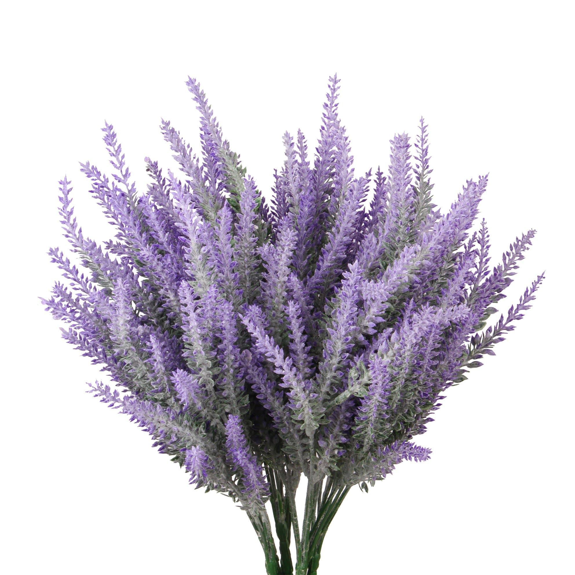 Artificial Flowers 6 Bundles Lavender Bouquet for Wedding Home Office Decoration - Purple