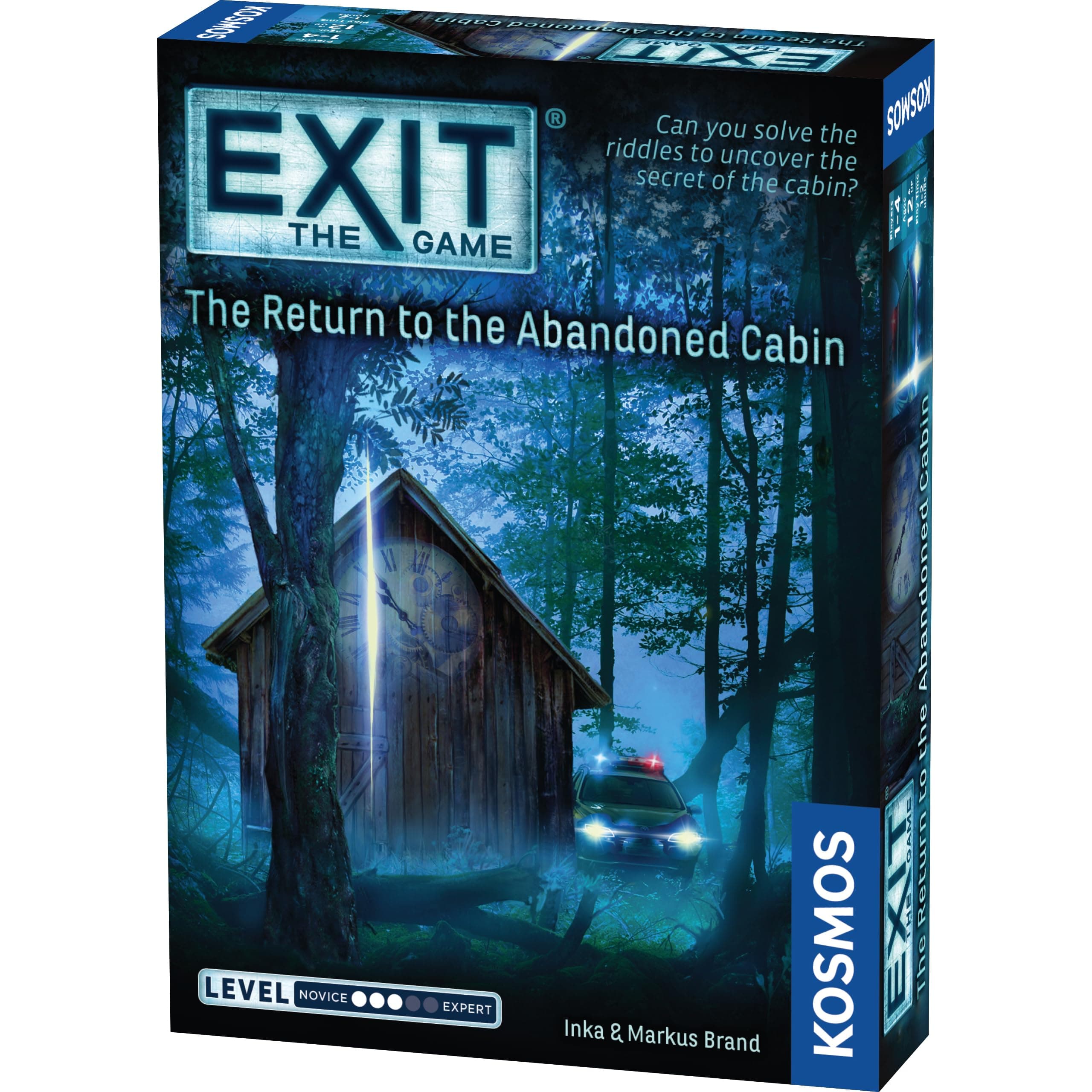 EXIT: The Return to The Abandoned Cabin | EXIT: The Game - A Kosmos Game | Family-Friendly, Card-Based at-Home Escape Room Experience | Collaborative for 1 to 4 Players, Ages 12+