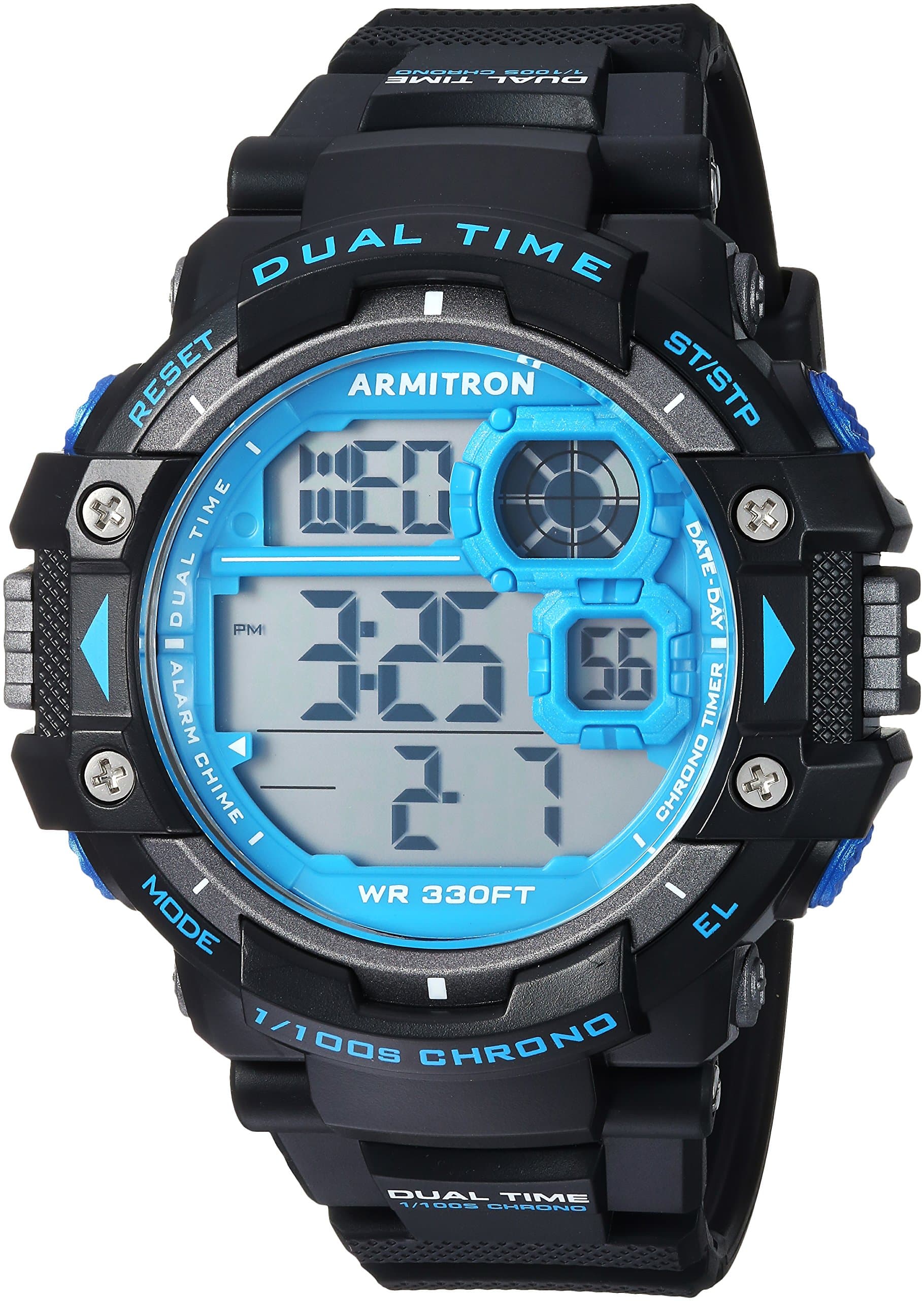 Sport Men's Digital Chronograph Resin Strap Watch, 40/8309
